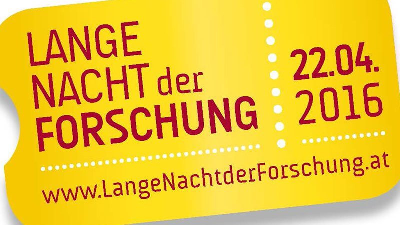 Save the Date – Lange Nacht der Forschung