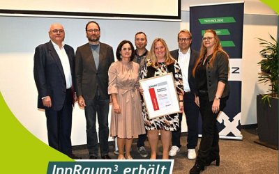 InnRaum³ erhält Hot Spot Innviertel-Award – Wir freuen uns über die Auszeichnung in der Kategorie Innovation!